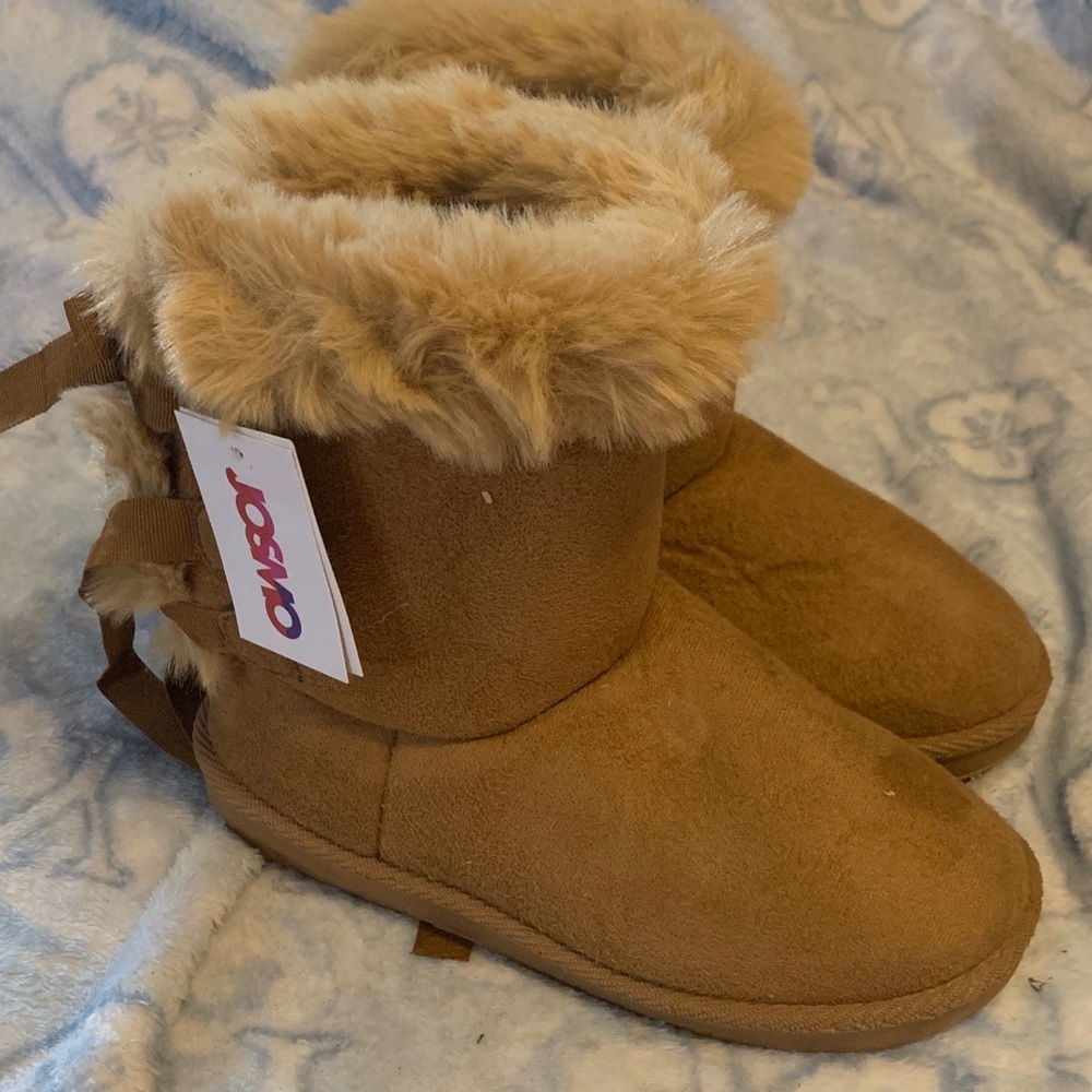 Josmo- Brown Furry Kids Boots
